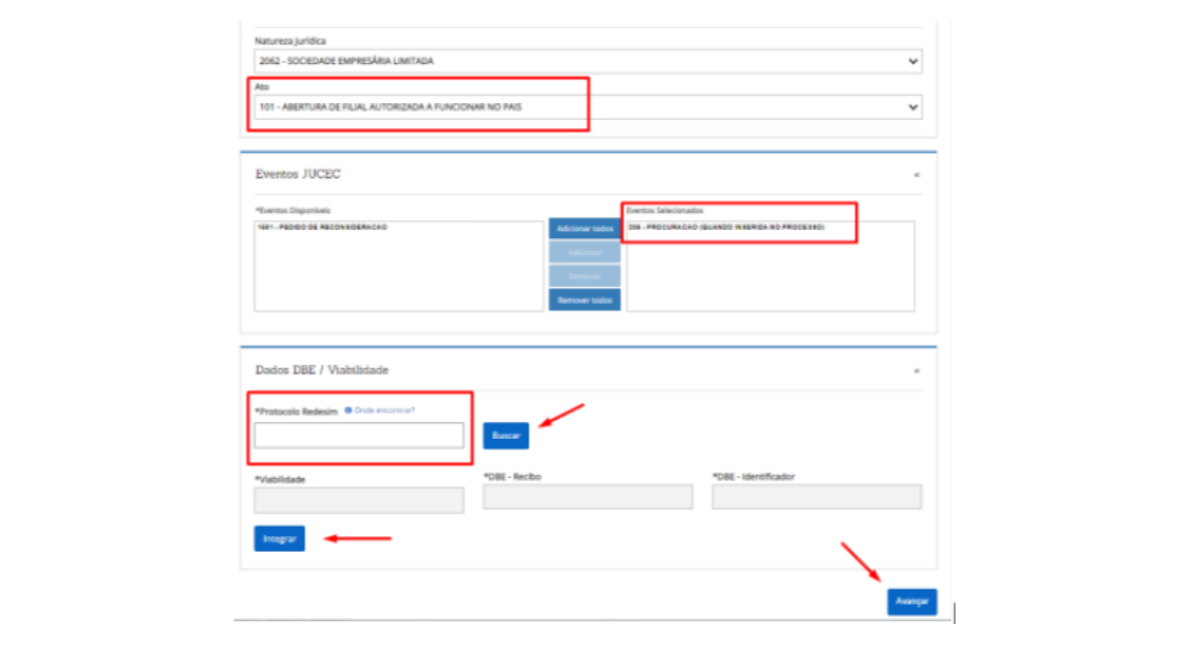 Formulário FCN para Abertura de Filial Autorizada